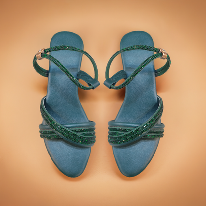 Ankle Strap Heels Slippers
