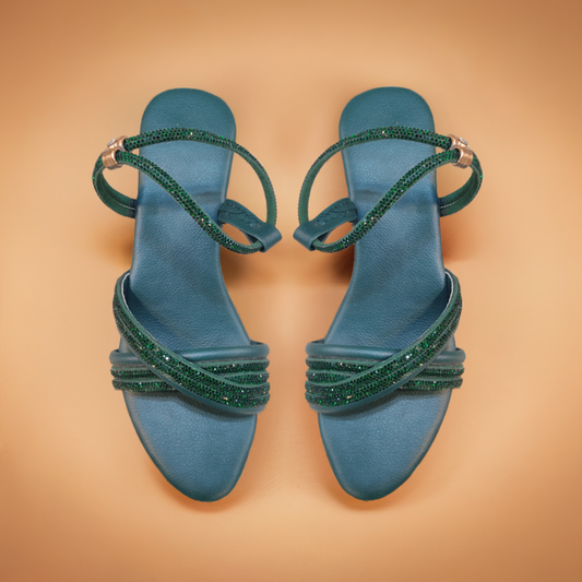 Ankle Strap Heels Slippers