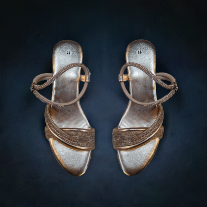 Ankle Strap Heels Slippers