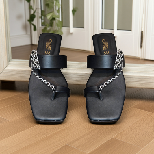 Elite Bloom Flat Slippers