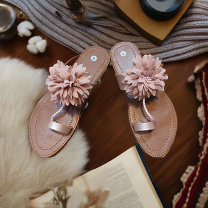 Flower Kolhapuri Slippers