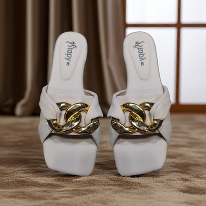Golden Link Flat Slippers