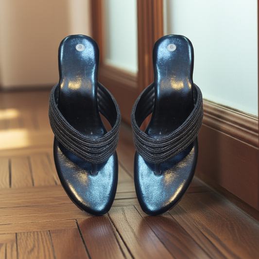 Luxe Spark Heels Slippers