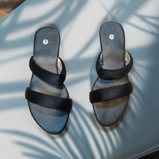 Veluxe Silk Flat Slippers