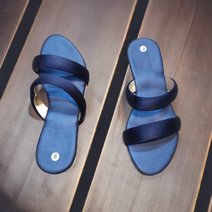 Veluxe Silk Flat Slippers