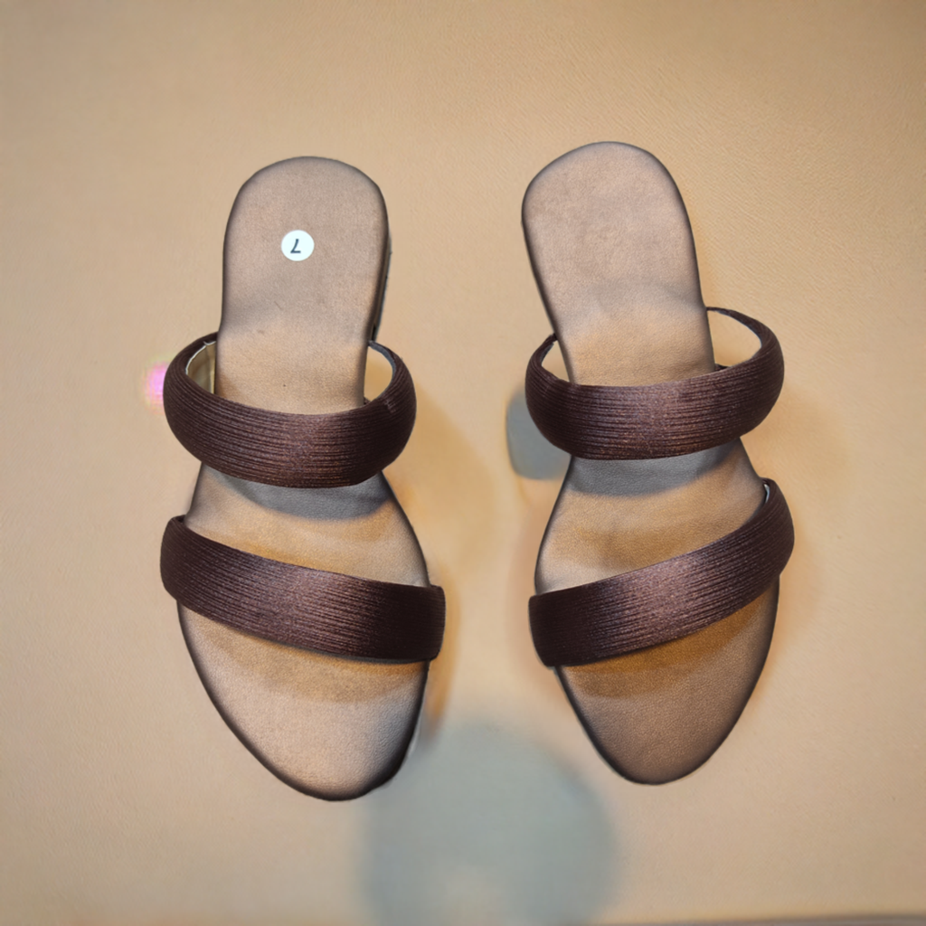 Veluxe Silk Flat Slippers