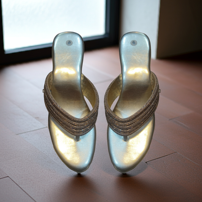 Luxe Spark Heels Slippers