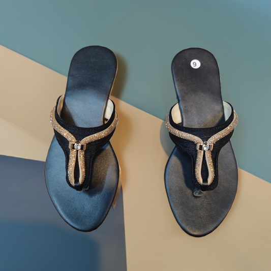 Elegant Drift Flat Slippers