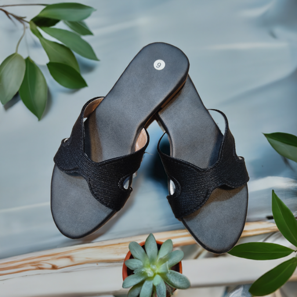 X-Strap Flat Slippers