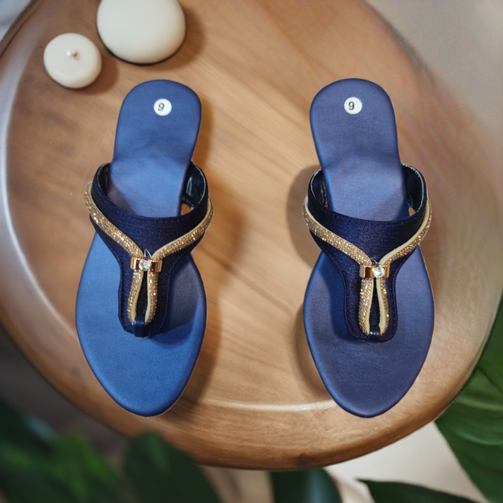 Elegant Drift Flat Slippers